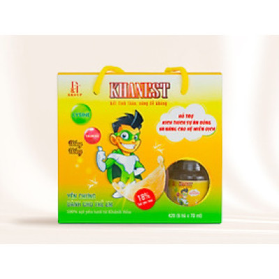 Yến Chưng Dành Cho Trẻ Em Lysine + Taurine KHANEST - Lốc 6 hũ - Bồi Bổ Sức Khỏe