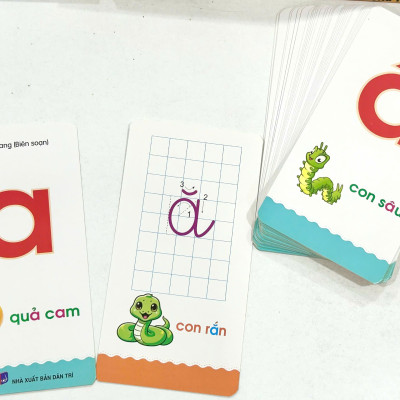 Sách - Flashcard - Bảng Chữ Cái Và Số Đếm - Ndbooks