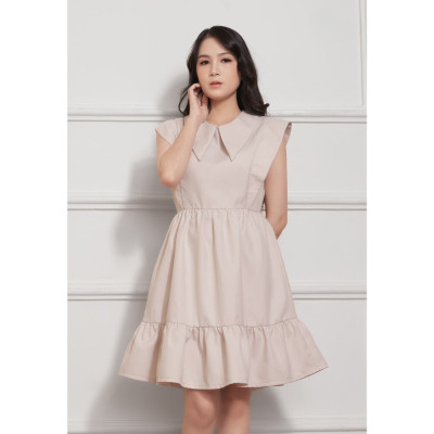Đầm Babydoll Lụa Crep Tùng Xòe Tay Organza Maxivic, La Mộc - LM012216