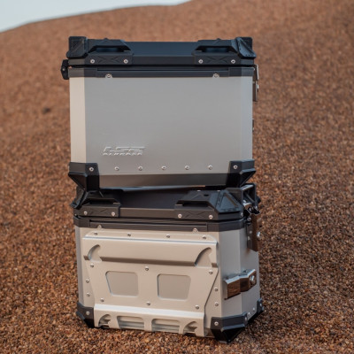 Thùng nhôm bên hông xe máy LS2