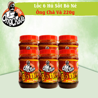 Lốc 6 Hũ Sốt Bò Né Ông Chà Và 220g (Chuyên Dùng Ướp Và Xào Các Món Bò Tăng Hương Vị Thơm Ngon Cho Món Ăn)