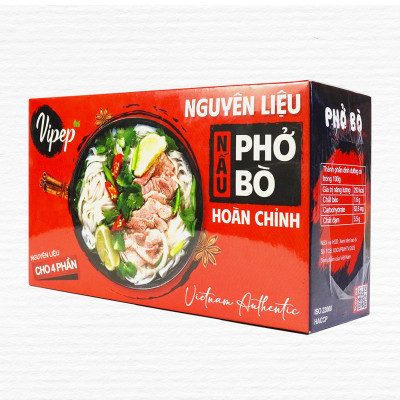 Nguyên Liệu Nấu Phở Bò Hoàn Chỉnh Vipep 320G - Gia vị Vipep