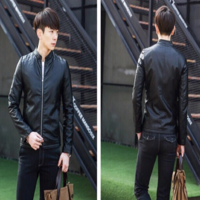 Áo Khoác Da Nam Cổ Trụ Lót Lông Cao Cấp ShopN6 AKD18