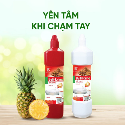 Tẩy Toilet Công Nghệ Sinh Học Bell Home Hương Quế 1KG Đỏ