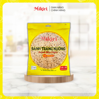 Combo 2 - Bánh tráng nướng dừa Mikiri (5 bánh/túi) và Mắm ruốc xào sẵn Mikiri 200gr