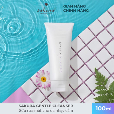 Sữa Rữa Mặt Sakura Nhạy Cảm  Gentle Cleanser  (100ml)