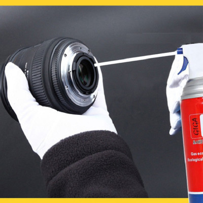 Bình Xịt Bụi Khí Nén Air Duster Vệ Sinh Máy Tính Laptop DRU - Hàng Chính Hãng