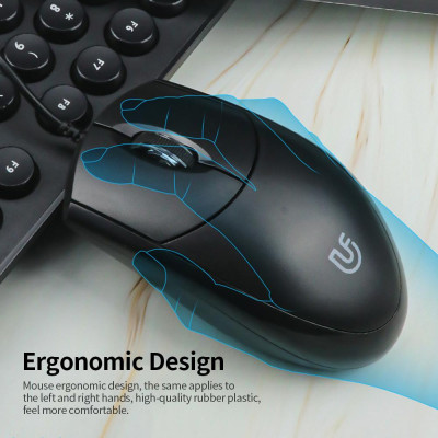 Chuột uFound U-63 có dây hỗ trợ USB 1000DP cho văn phòng gia đình