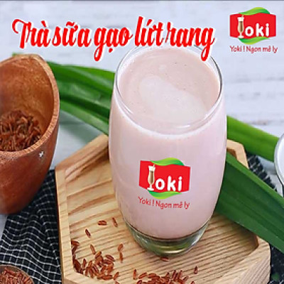 Trà sữa gạo lứt rang