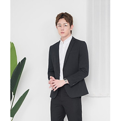 Áo Vest Nam Titishop AVN Đen 2 nút cài 