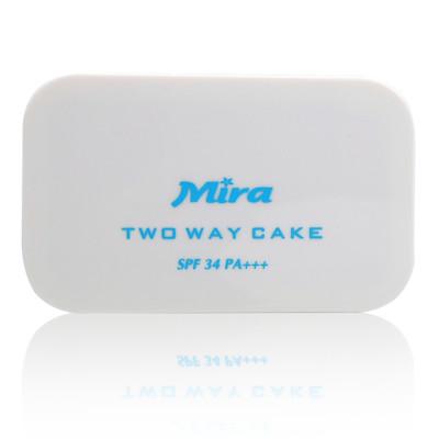 Phấn nén trang điểm siêu mịn Mira Two Way Cake Hàn Quốc 12g No.21 Cream Beige tặng kèm móc khoá