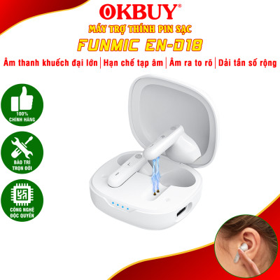 Tai nghe trợ thính không dây FUNMIC EN-D18 - Người già bị lãng tai
