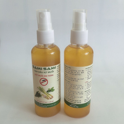 Tinh dầu xịt muỗi SAMI SAMI, thuốc diệt muỗi xua muỗi và côn trùng an toàn cho sức khoẻ, hiệu quả sau 1 lần xịt
