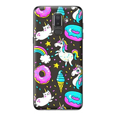 Ốp lưng cho Samsung Galaxy J8 2018 nền ngụa 79 - Hàng chính hãng
