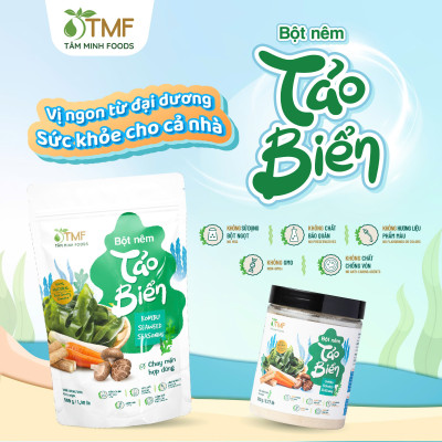 Bột nêm Tảo Biển túi 900g Tâm Minh Foods không bột ngọt công nghiệp