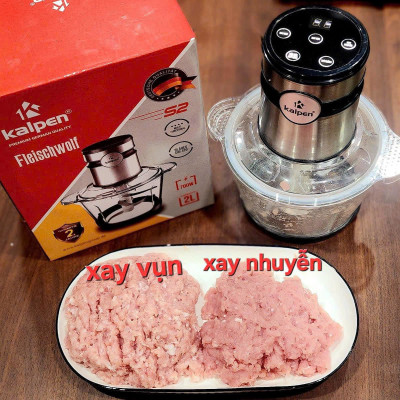 Máy xay thịt đa năng Kalpen S2 dung tích 2L công suất 700W, chính hãng bảo hành 2 năm -Hàng chính hãng
