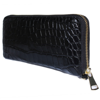  Ví nữ da cá sấu nhiều loại màu đen HJ93701-25-30-42-50-54-59