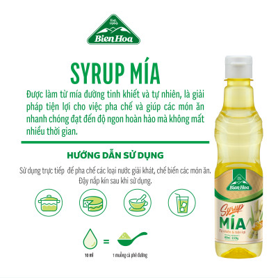 Combo 2 chai Syrup Mía Biên Hòa 400ml/Chai