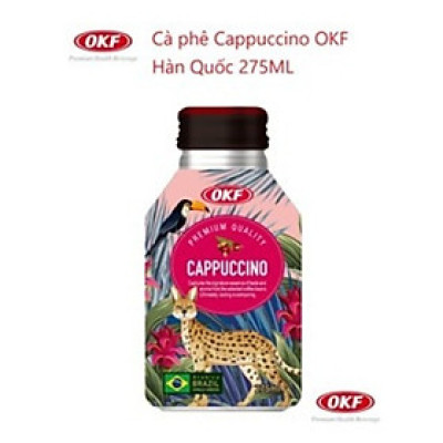 Cà phê Cappuccino OKF Hàn Quốc 275ML Brazil Arabica Beans