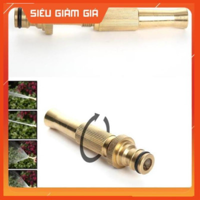 Bộ dây vòi xịt nước rửa xe, tưới cây . tăng áp 3 lần, loại 20m 206587 đầu đồng, cút đồng