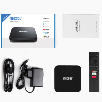 Tvbox SmartTV MECOOL Android 10 điều khiển giọng nói GoVoice Assistant - Hàng nhập khẩu