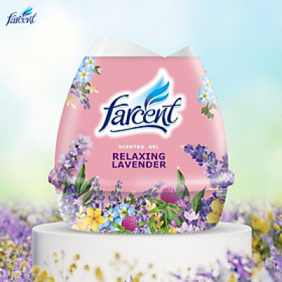    	 Sáp thơm phòng, khử mùi Farcent hương hoa hồng, hoa oải hương, hương chanh 200g hàng chính hãng