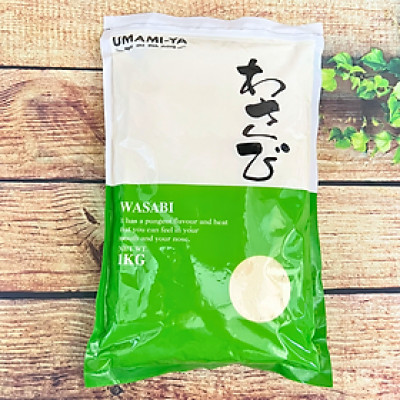 Bột Mù Tạt Wasabi cay nồng Umami-Ya gói 1KG | Sản phẩm chuyên dùng cho nhà hàng, quán ăn