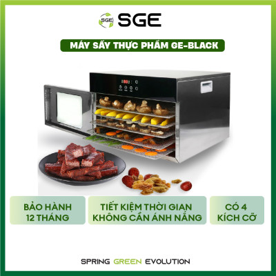 Máy Sấy Thực Phẩm Thế Hệ Mới GE Black 12 khay - Hàng Thailand chính hãng