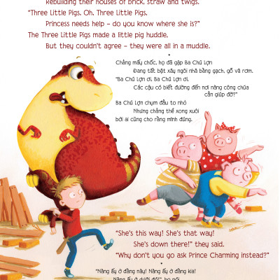 CHÚ KHỦNG LONG THAM ĂN: GIẢI CỨU CÔNG CHÚA - BÀI HỌC VỀ LÒNG DŨNG CẢM