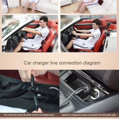 Gối massage Ayosun màu đỏ mận