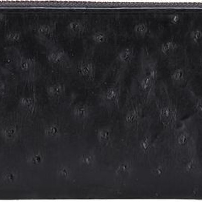 Ví Nữ Da Đà Điểu 1 Khóa Vip Huy Hoàng HT3429 (19 x 10.5 cm) - Đen