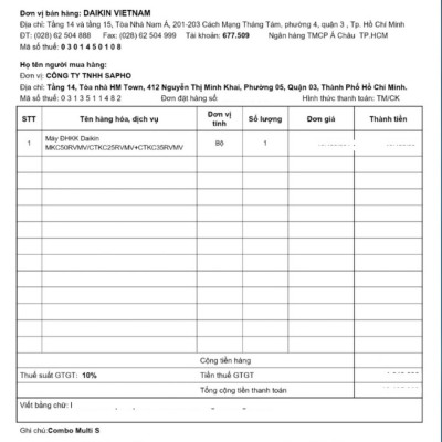 [Free Lắp HCM] Hệ Thống Máy Lạnh Multi S Daikin Inverter Combo MKC50RVMV/CTKC25RVMV+CTKC25RVMV+CTKC25RVMV Gas R32 Treo Tường 1 Chiều Lạnh Hàng Chính Hãng