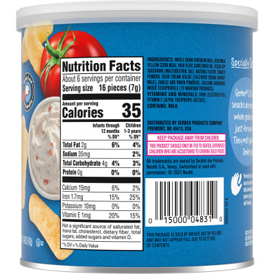 Thực Phẩm Bổ Sung Bánh Ăn Dặm Gerber Lil