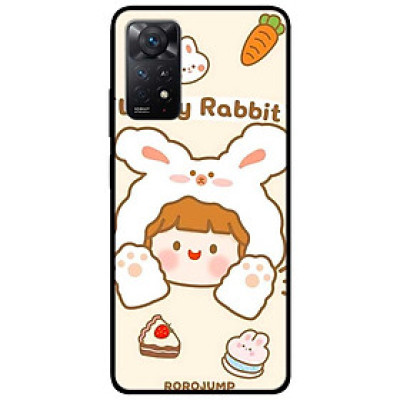 Ốp lưng dành cho Xiaomi Redmi Note 11 Pro mẫu Búp Bê Thỏ Bánh