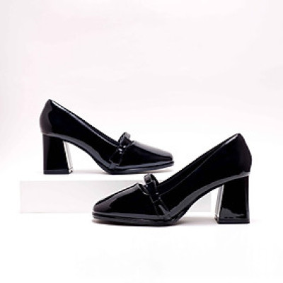 Giày Cao Gót Nơ  6P PABNO PN12028 – Mũi vuông | Sang Trọng | Dễ Đi