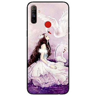 Ốp lưng dành cho Realme C3 mẫu Cô Gái Thiên Nga
