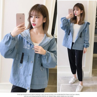 Áo khoác jean nữ Titishop NT107