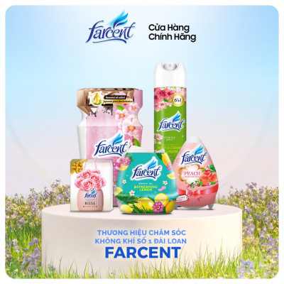 Túi hút ẩm khử mùi, chống mốc có móc treo chính hãng Farcent - Hương hoa Oải Hương