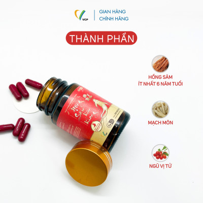 [Combo 2 hộp quà] TPBVSK HỒNG SÂM KIỆN KHANG - Hỗ trợ tăng cường sức đề kháng, giảm mệt mỏi, tăng cường sức khỏe