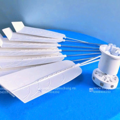 (Bảo hành 6 tháng) Quạt Tản Gió Gắn Máy Điều Hoà Âm Trần - Cánh Quạt Rẽ Gió tự Động 