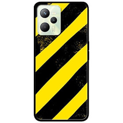 Ốp lưng dành cho Realme C35 - Realme Narzo 50A Prime mẫu Sọc Vàng Đen