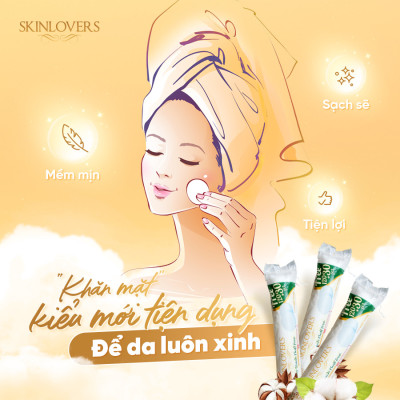 Combo 5 Gói Bông Tẩy Trang Skinlovers 120+30 miếng ( 5 x 150 miếng)
