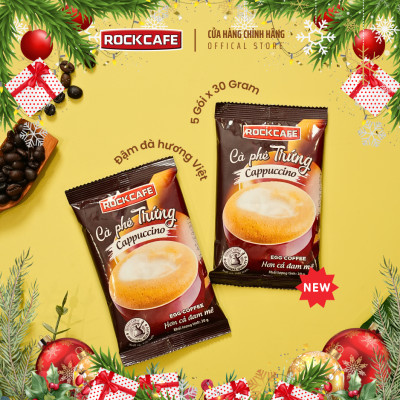 ROCKCAFE - CAPPUCCINO TRỨNG (5 gói x 30 gram)