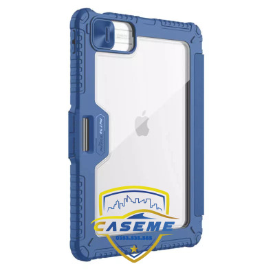 [iPad Pro M4] Bao da chính hãng Nillkin Bumper Leather Case Pro dành cho iPad Pro 11 inch M4 2024, iPad Pro 13 inch M4 2024 (Có khe cắm bút Apple Pencil) - Hàng chính hãng