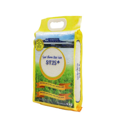 Gạo thơm đặc sản ST25+ IntimexGroup túi 5kg