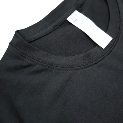 Áo thun nam nữ 80% Cotton Black08
