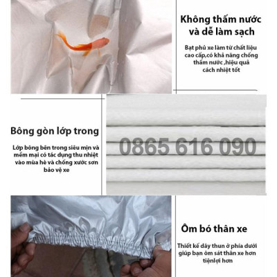 Bạt trùm xe bán tải Ford Ranger vải dù oxford cao cấp áo trùm che phủ xe hơi, bạc phủ xe ô tô chống nóng,mưa,bụ