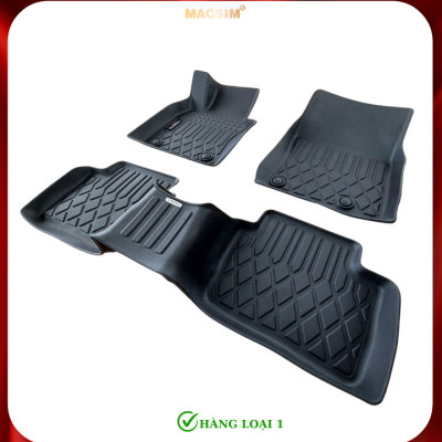 Thảm lót sàn xe ô tô Mazda 3 2020+ (sd) Nhãn hiệu Macsim chất liệu nhựa TPE cao cấp màu đen