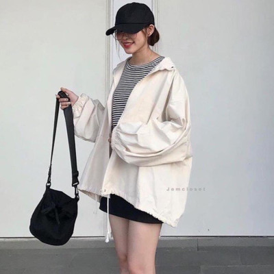 Áo khoát kaki chống nắng Form Dơi 1 Lớp xinh xinh cực chuẩn-A477