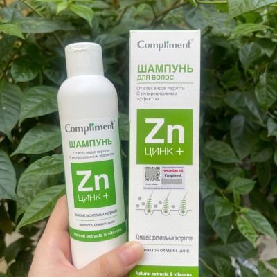 Dầu gội Zn Compliment ngăn gàu, giảm ngứa vẩy nến da đầu 
